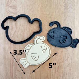 Anglerfish Large Size CPerfect for Baking and Crafts: Ideal for baking sugar cookies, shaping fondant for cake toppers, or working with clay for kids craft projects. One tool, Suitable