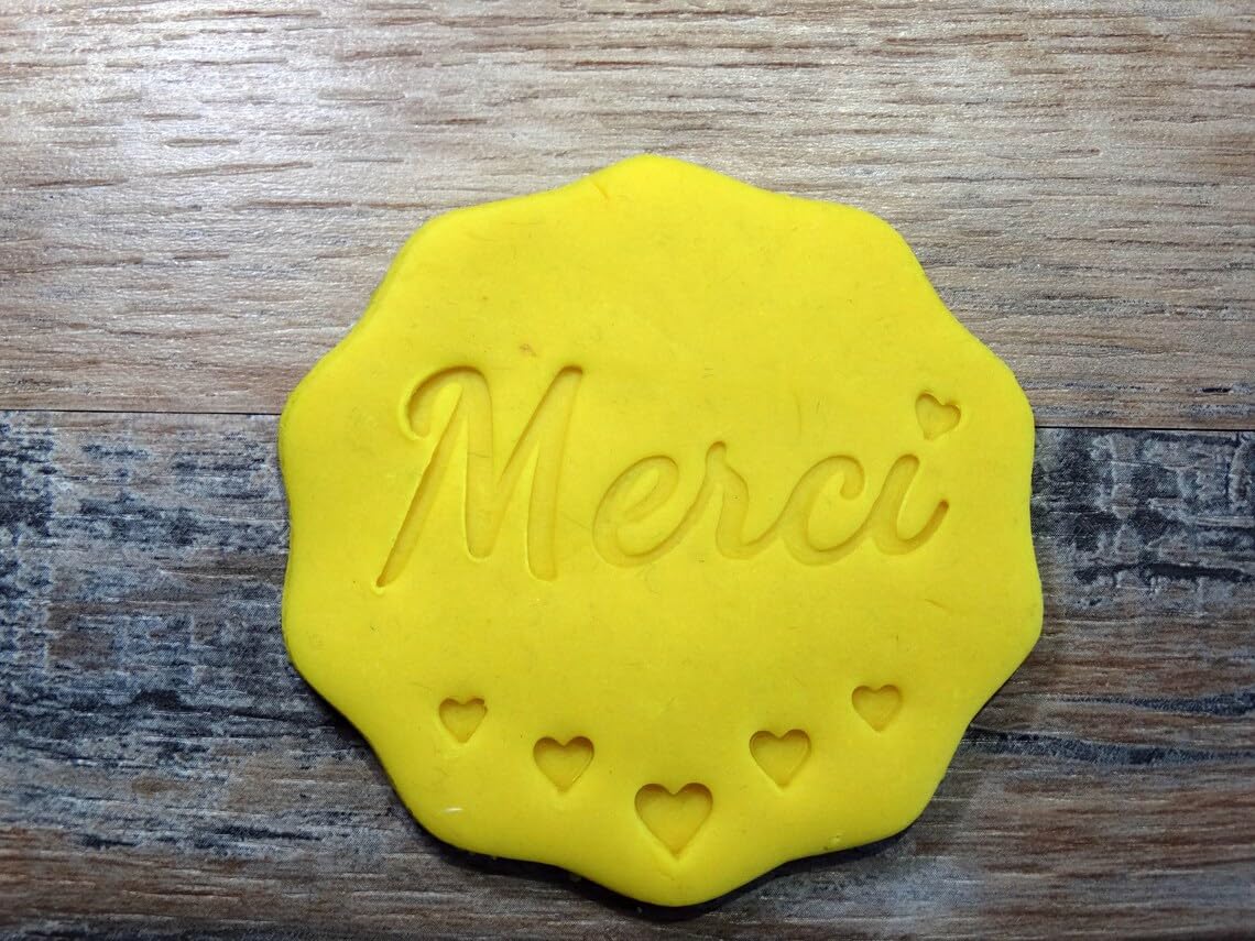 Thank you message cookie cutter India cookie for making sand biscuits pastry sugar paste fondant stamping cake decoration baking tool for homemade desserts and ELACE bakery treats - Image 2