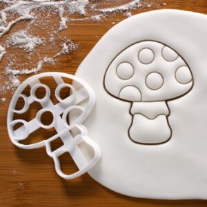 Mushroom Cookie Cutter Cookie for Forest and Garden Theme Baking Cute Pet Inspired Kids Birthday Party Biscuit Cutters Perfect for Nature and Fairy Tale Treats in India (ONLY Mushroom)