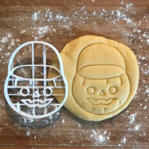 Black Jack-O-Lantern Pumpkin Cookie Cutter Halloween Shape for Baking Polymer Clay Earrings Jewelry Making Fondant Crafts Kawaii Halloween Cookies Party Favor Tool