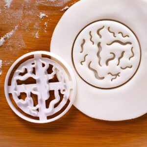 C Elegans Roundworm Cookie Cutter for Baking Science Themed Biscuits and Crafts Caenorhabditis Nematode Lab Research Educational Tools for Biomedical Students and Classrooms (ONLY ONE)