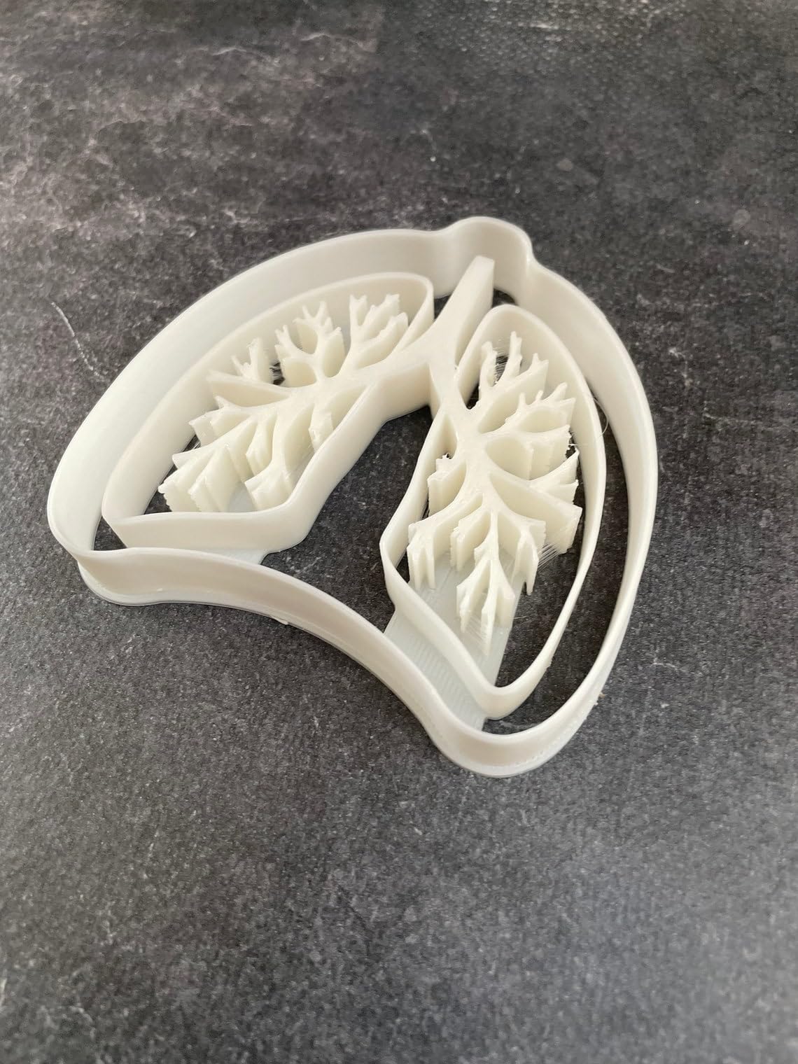 Lung Shape Cookie Cutter for Making Homemade Shortbread Cookies Pastry Sugar Paste Fondant Cake Decorations Ideal for Medical Themed Events Educational Gifts Healthcare Appreciation - Image 2