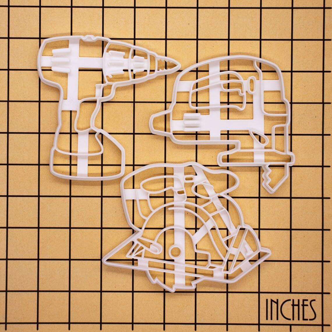 Jigsaw Cookie Cutter for Biscuit Baking Featuring Power Tools Theme Ideal Construction Themed Birthdays Housewarming Parties DIY Events Carpenter Treats Handyworker Celebration (ONLY JIGSAW) - Image 3