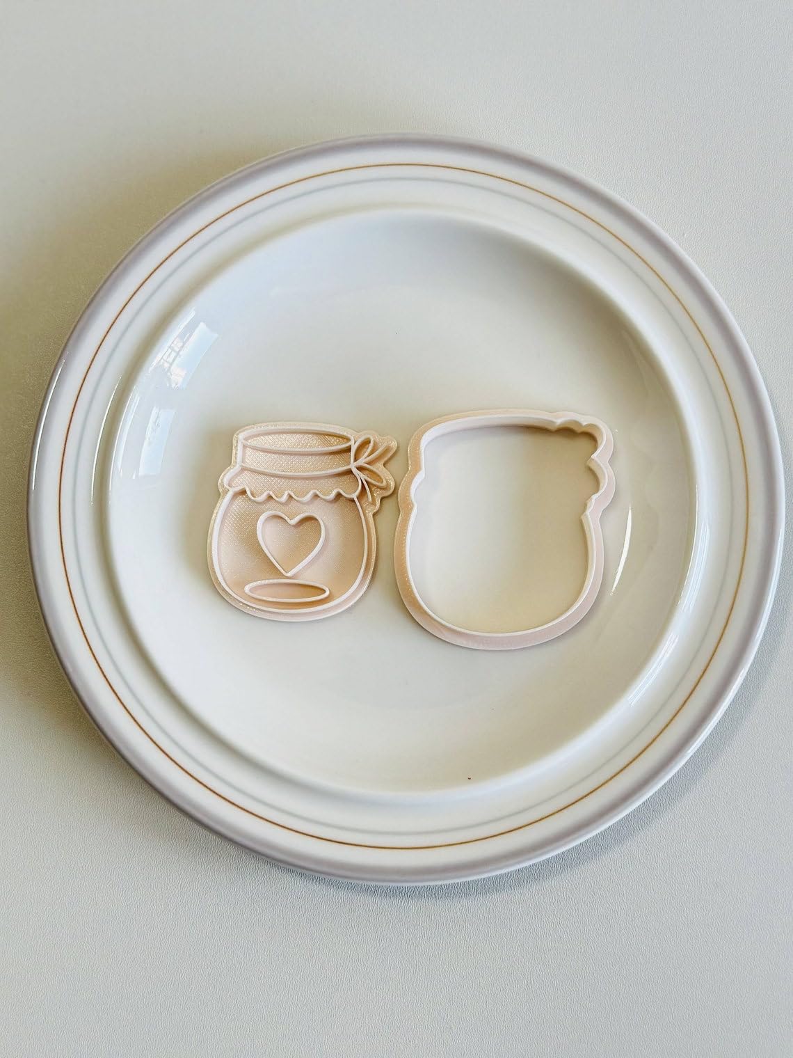 Black Love Mason Jar Cookie Cutter cookie Heart Jar Cookie Cutter Stamp Set Love Jar Cookie Cutter Fondant Molds for Cookies Pastries Cupcakes Biscuits Dessert Baking Tool - Image 5
