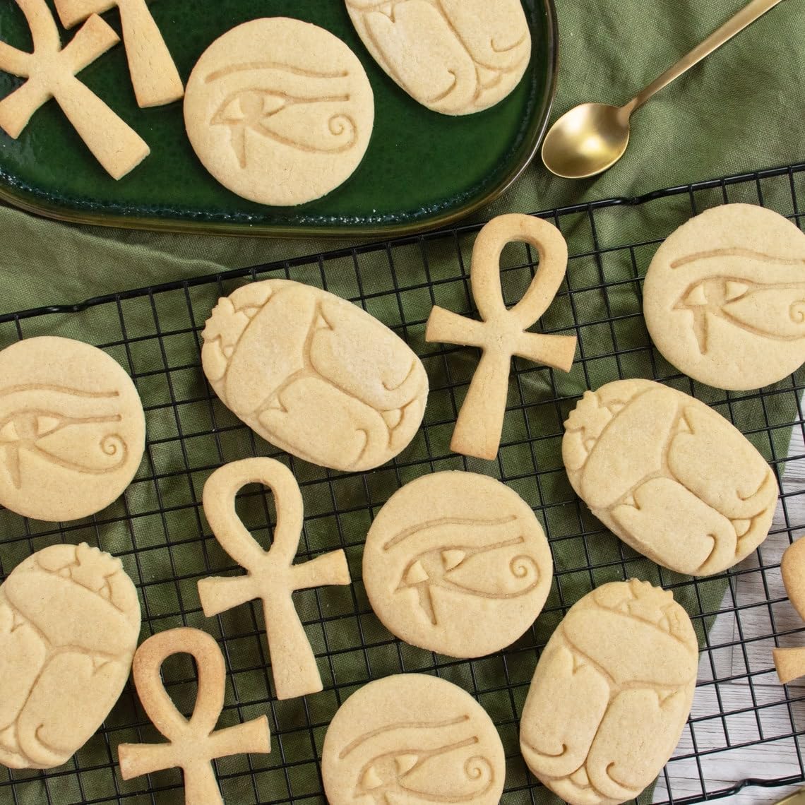 Scarab Cookie Cutter Ancient Egyptian Symbol of Protection Rebirth and Power Baking Tool History Enthusiasts Mythology Inspired Biscuit and Craft Cutter Egypt Culture Decoration (ONLY SCARAB) - Image 4