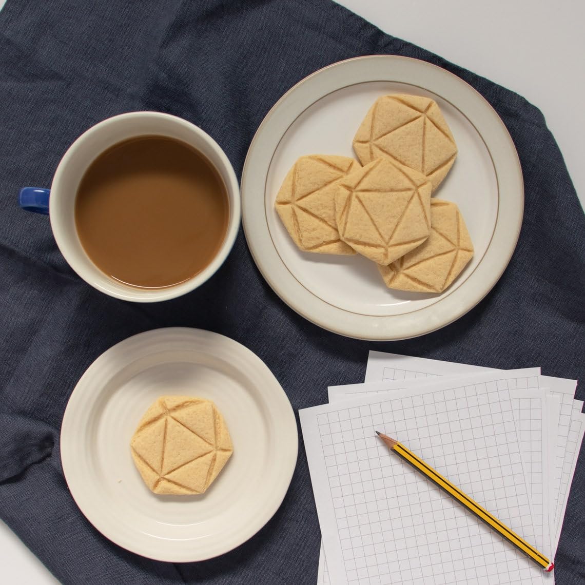 Icosahedron Cookie Cookie Cutter Design 1 for Baking Platonic Geometric Shape Cookies, Perfect for Mathematics Teachers, STEM Educators, Math Enthusiasts, Classroom Use, (ONLY Design 1) - Image 2
