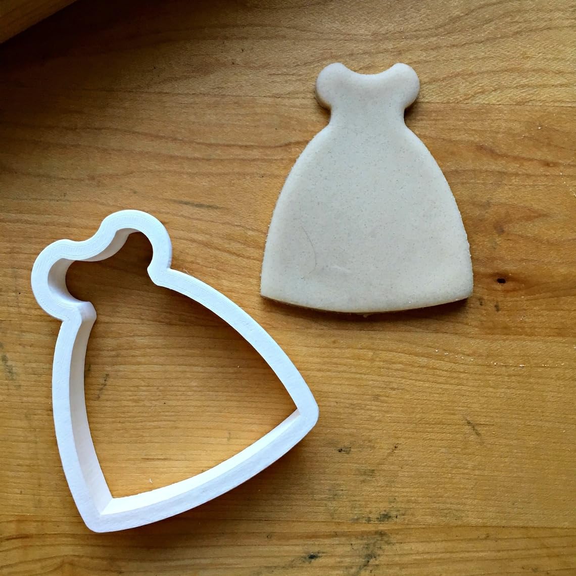Cookie Princess Dress Cookie Cutter for Baking Dress-Shaped Cookies Cake Fondant Decorations Suitable Size Dishwasher Safe Made in India for Birthday Parties Baby Showers and Themed - Image 3