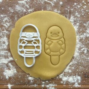 Black Platypus Cookie Cutter Australian Animals Cute Aussie Wildlife Biscuit Baking Tool Polymer Clay Fondant Cutter for Handmade Crafts Ceramics Jewelry Baking Supplies