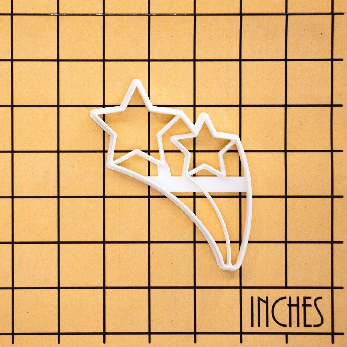 Double Shooting Stars Cookie Cutter for Celestial Themed Baking Sparkle Party Treats Galaxy Starfall Birthday Biscuits Night Sky Decorations Space Whimsy Celebration Supplies - Image 2