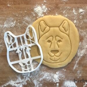 Black Akita Inu Face Cookie Cutter cookie Dog Shape Baking Tool For Dog Biscuit Cookies Fondant Clay Crafts Akita Inu Lover Gift For Mom Dog Party Favor