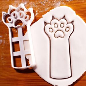 Scissors Kitty Paw Cookie Cutter Biscuit Cutter Fun Cat Paw Shape Inspired Rock Paper Scissors Game Cat Lovers Animal Rescue Fundraisers Pet-Themed Baking Tool Party (ONLY SCISSORS KITTY PAW)