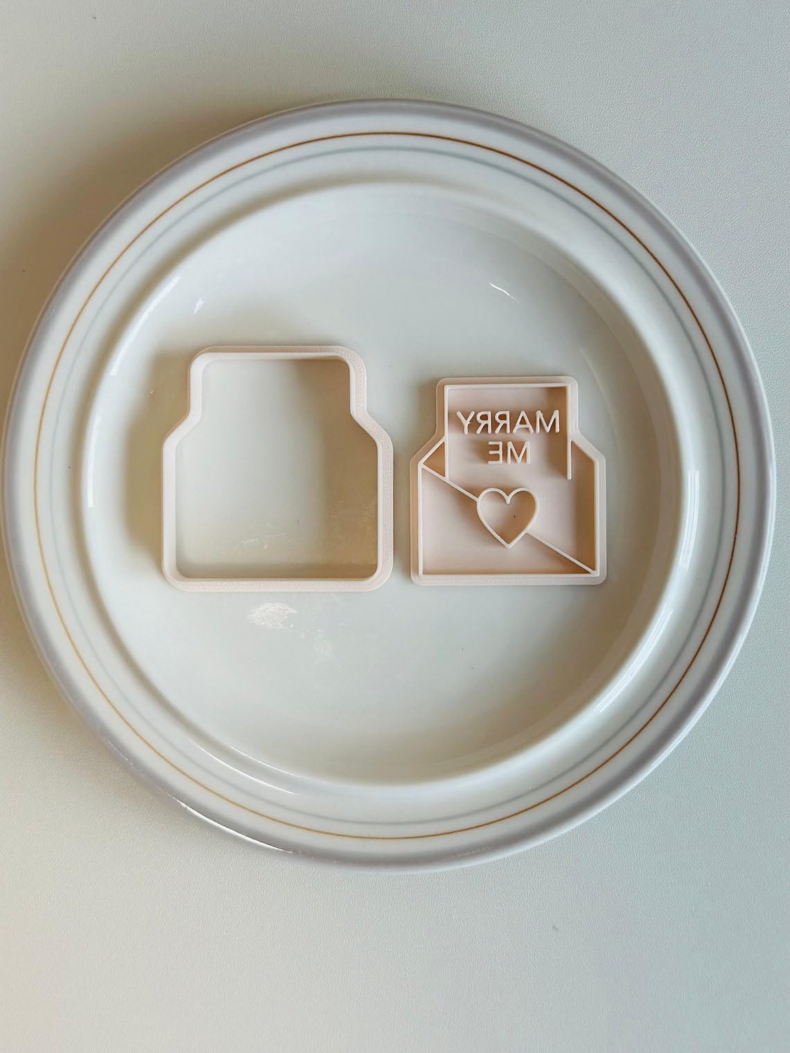Black Wedding Cookie Cutter Set with Love Letter and Marry Me Stamp Tools for Engagement Proposal Baking Supplies for Homemade Cookies Fondant Cake Decorating Party Favors and Celebrati - Image 8