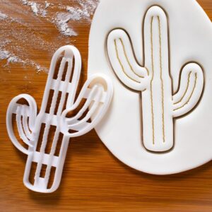 Tall Cactus Cookie Cookie Cutter for Cute Desert Plant and Succulent Biscuit Baking, Garden Horticulture Themed Snacks, Cinco De Mayo Party Treats India Cookie Baking Tool (ONLY TALL CACTUS)