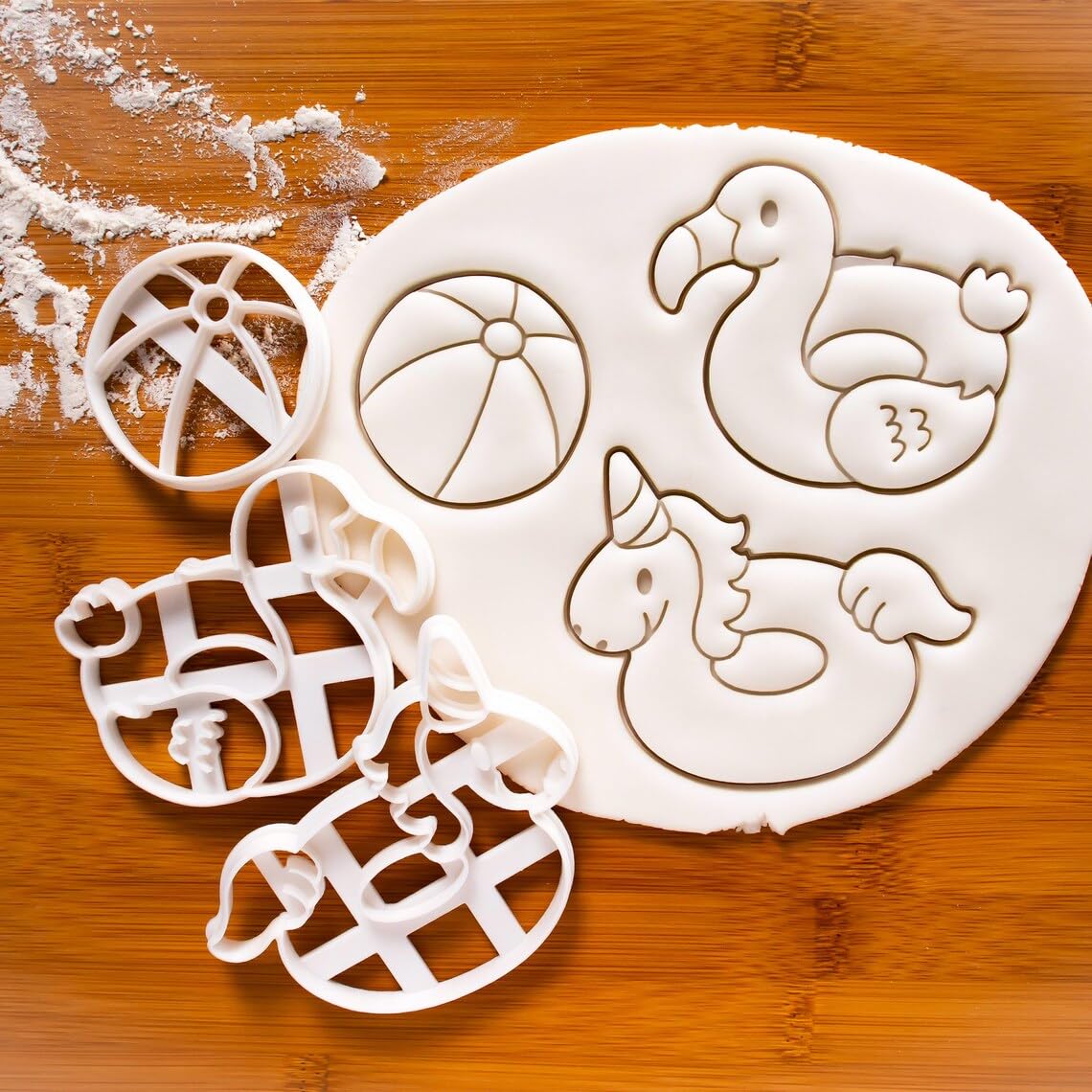 Unicorn Float Cookie Cutter Cookie India Nautical Summer Pool Party Birthday Baking Tool for Kids Beach Themed Celebrations and Fun Outdoor Events Accessories (ONLY Unicorn Float) - Image 3