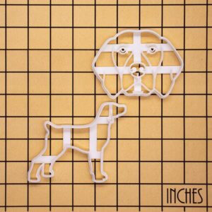VIZSLA DOG FACE AND BODY COOKIE CUTTER
