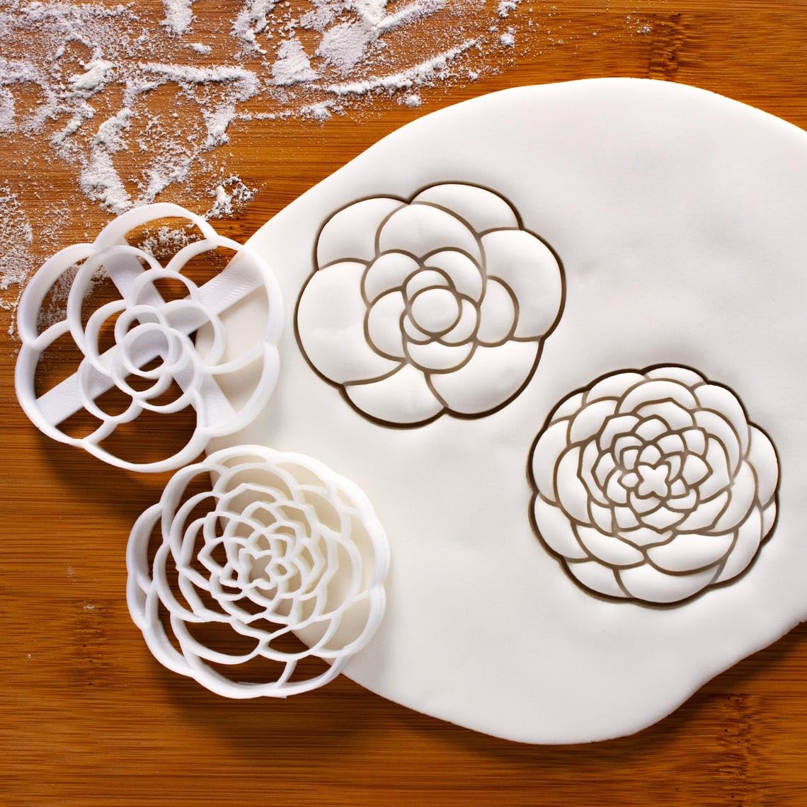 Camellia Flower Cookie Cutter | Tsubaki Biscuit Cutter for Tea Party Treats | South Korea & Japan Floral Design | Nature-Inspired Petal Shape for Baking Cookies, Fondant & Desserts (ONLY ONE) - Image 3