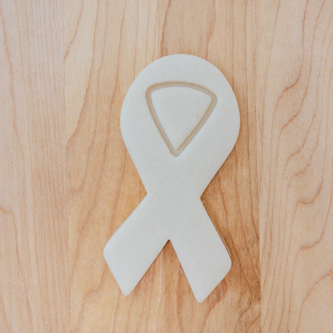 Ribbon Awareness Cookie Fondant Clay Cutter for Cancer Support Fundraising Baking Events Decorating Dough Modeling Craft Projects Charity Campaigns School Activities India Cookie - Image 4