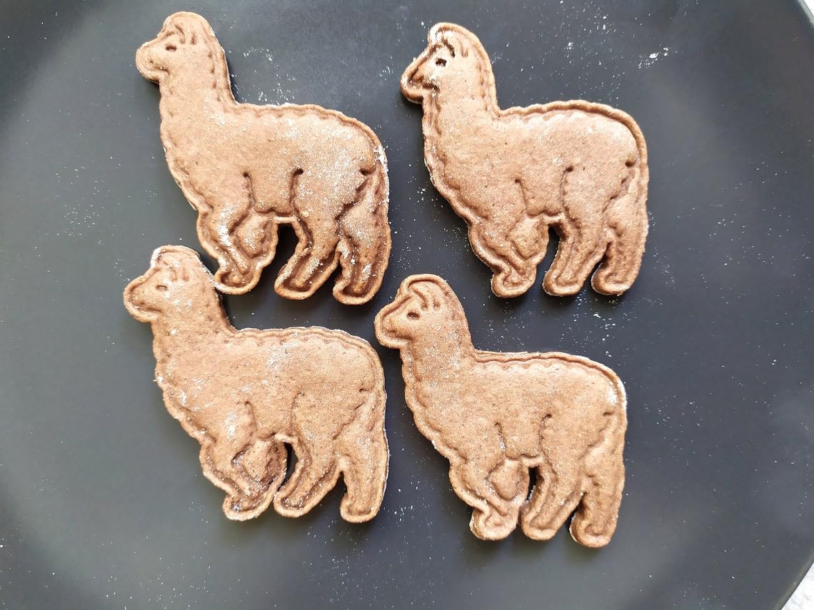 Llama cookie cutter set for animal themed cookies fondant pastries baking perfect for kids birthday treats school crafts party favors cake decorating fun baking activities and handmade - Image 5