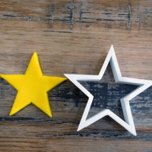 Star Shaped Cookie Cutter for Making Homemade Shortbread Cookies Pastry Sugar Paste Fondant Cake Decorations Ideal for Festive Baking Holiday Parties Kids Crafts Sandwiches and Daily