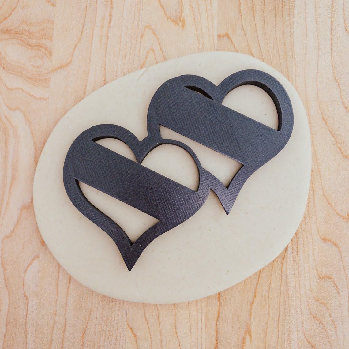 Double Heart Cookie Custom Cookie Cutter for Wedding, Valentine, Engagement, and Love-Themed Cookie Decorations – Perfect for DIY Party Favors, Baking, and Craft Projects in India - Image 3