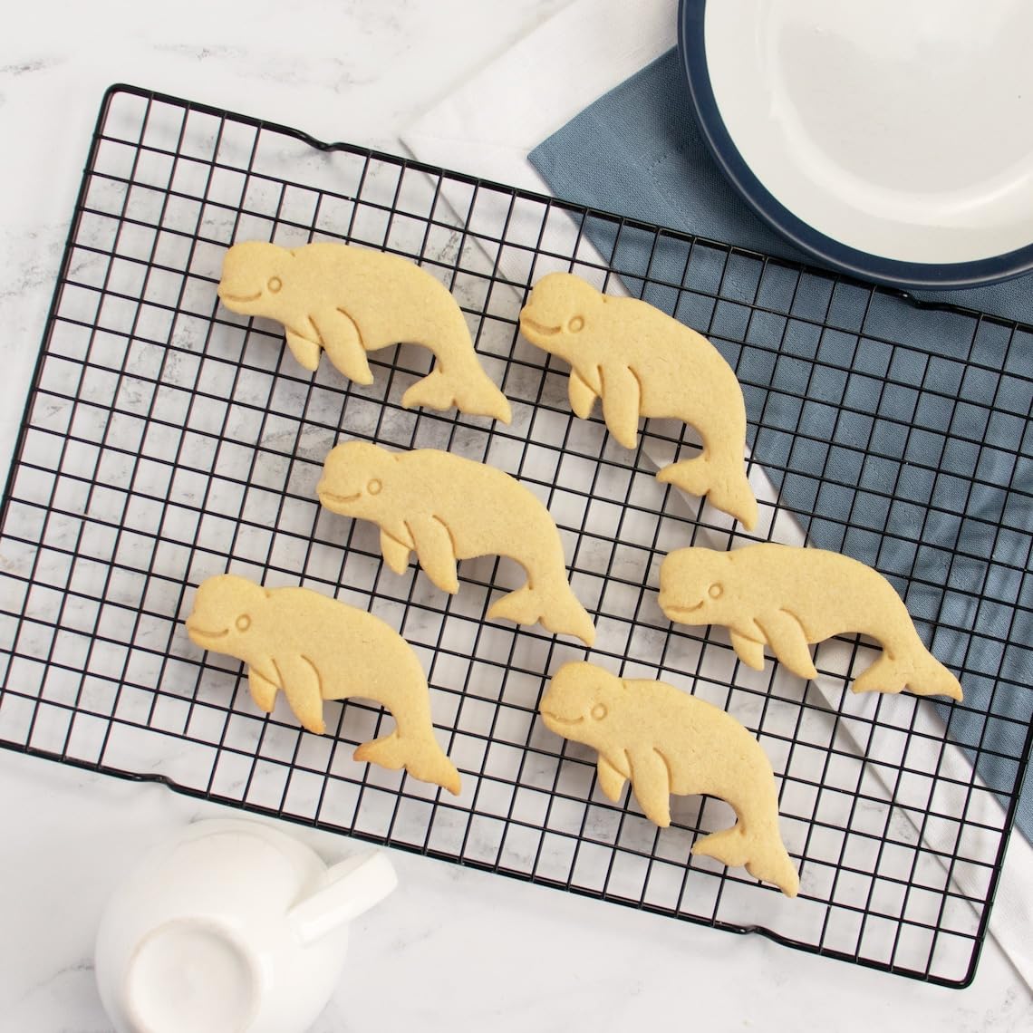 Beluga Whale Cookie Cutter | Arctic Animal Biscuit Cutter for Fondant, Clay, and Conservation-Themed Baking � Ideal for Sea, Cetacean, and Melonhead Designs - Image 3