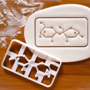 Sucrose Cookie Cutter for Chemistry Baking Biscuits Science Tools for Dietician Nutritionist Glucose Fructose Disaccharide Blood Sugar Educational Gifts for Medical Students (ONLY SUCROSE)