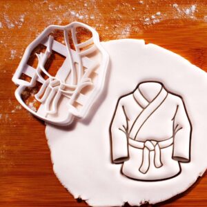 Karate Gi Cookie Cutter Cookie for Martial Akarate rts Themed Events Karateka Celebrations Sports Enthusiasts Baking Tool for Dojo Parties Karate Uniform Biscuit Cutter India