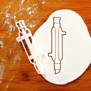 Liebig Condenser Cookie Cutter Laboratory Glassware Biscuit Mold for Chemistry Science Baking Lab Equipment Themed Cookies Educational Gifts Science Teachers Students STEM Events (ONLY LIEBIG)