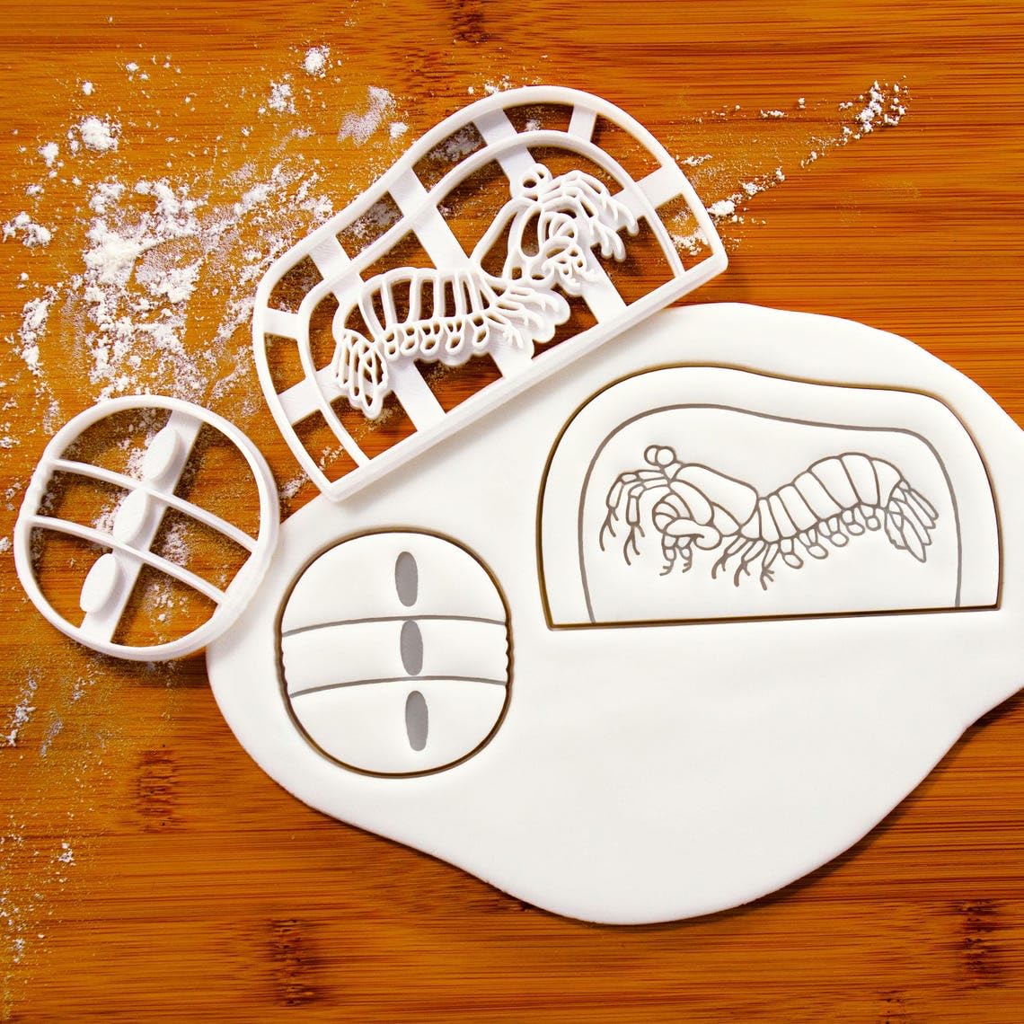 Mantis Shrimp Burrow Cookie Cutter for Baking Marine Life Ocean Theme Treats Fun Biscuits for Nautical Birthday Party Aquatic Classroom Activities Underwater Animal Lovers Ocean (ONLY BURROW) - Image 2