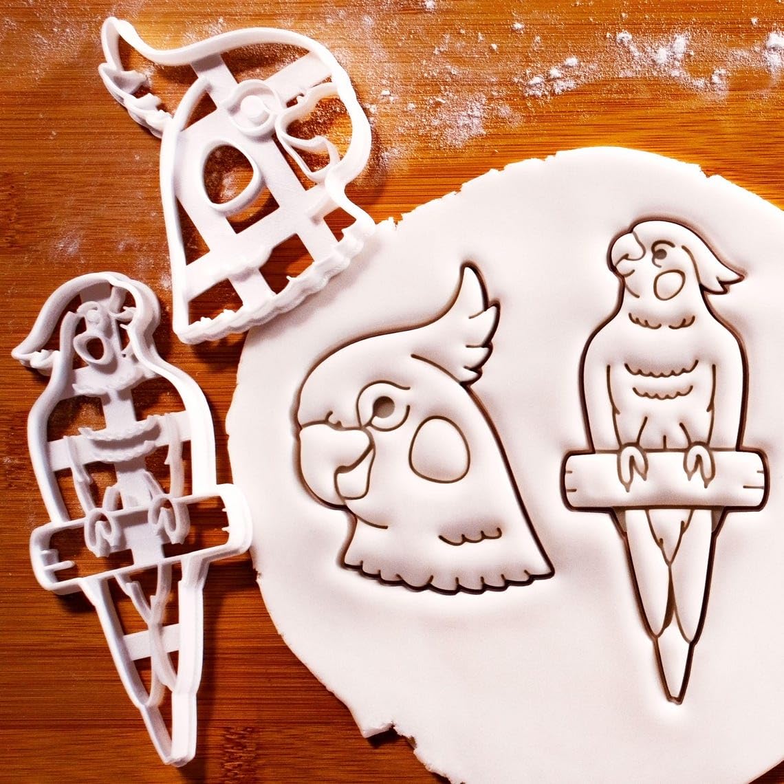 Cockatiel on Perch Cookie Cookie Cutter for Bird Lovers Wildlife Conservation Events Garden Party Treats Avian Biscuit Cutter Perfect Detailed Bird Shaped Cookies (ONLY Cockatiel ON Perch) - Image 2