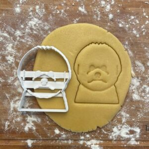 Black Bichon Frise Face Cookie Cutter Dog Biscuit Shape Gift Idea for Dog Lovers Baking Cookies Fondant Polymer Clay Cutter for Handmade Crafts and Bichon Dog Mom Gifts Treats Decor