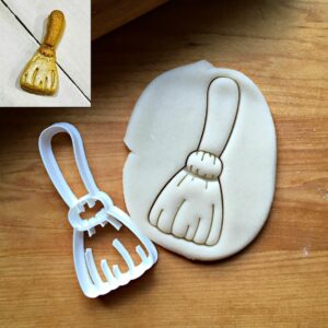 Cookie Broom Cookie Cutter for Halloween, Cleaning, Housekeeping, Biscuit, Fondant, Sugar Craft, Clay Modeling, Cupcake Decoration, Seasonal Crafts and Treats, Made in India