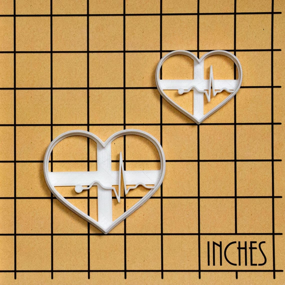 ECG Small Heartbeat Rhythm Cookie Cutter EKG Biscuit Mold Medical Nursing Doctor Student Gifts Heartbeat Pattern Dough Cutter Unique Design for Healthcare Professionals Baking (ONLY SMALL) - Image 8