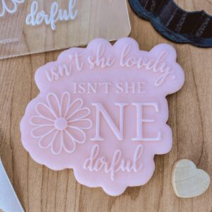 First Birthday Girl Fondant CooIdeal for Birthday Parties and Gifts: A great tool for creating custom cookies for a first birthday party, this set helps you craft adorable