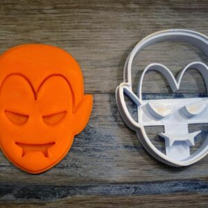 Halloween Vampire Cookie Cutter for Making Shortbread Cookies Biscuit Pastry Sugar Paste Fondant Cake Decoration Spooky Baking Tool for Halloween Party Treats and Homemade Dessert Ideas