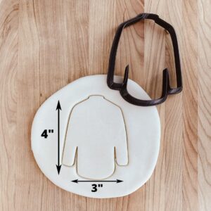Hockey Jersey Outline Cookie Fondant Clay Cutter for Baking Decorating Sports Theme Party Treats Dough Modeling Team Celebration Events Custom Craft Projects India Cookie