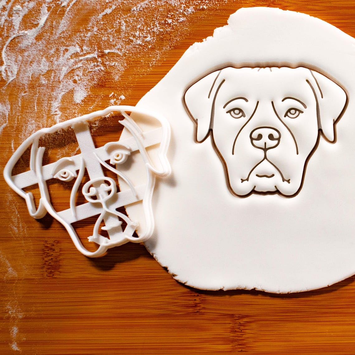 Cookie Cane Corso face Cookie Cutter capturing The Majestic Silhouette The Italian Mastiff Dog for Baking Unique Dog Lover Treats, pet Parties, Animal-Themed Desserts, and Canine (ONLY FACE)