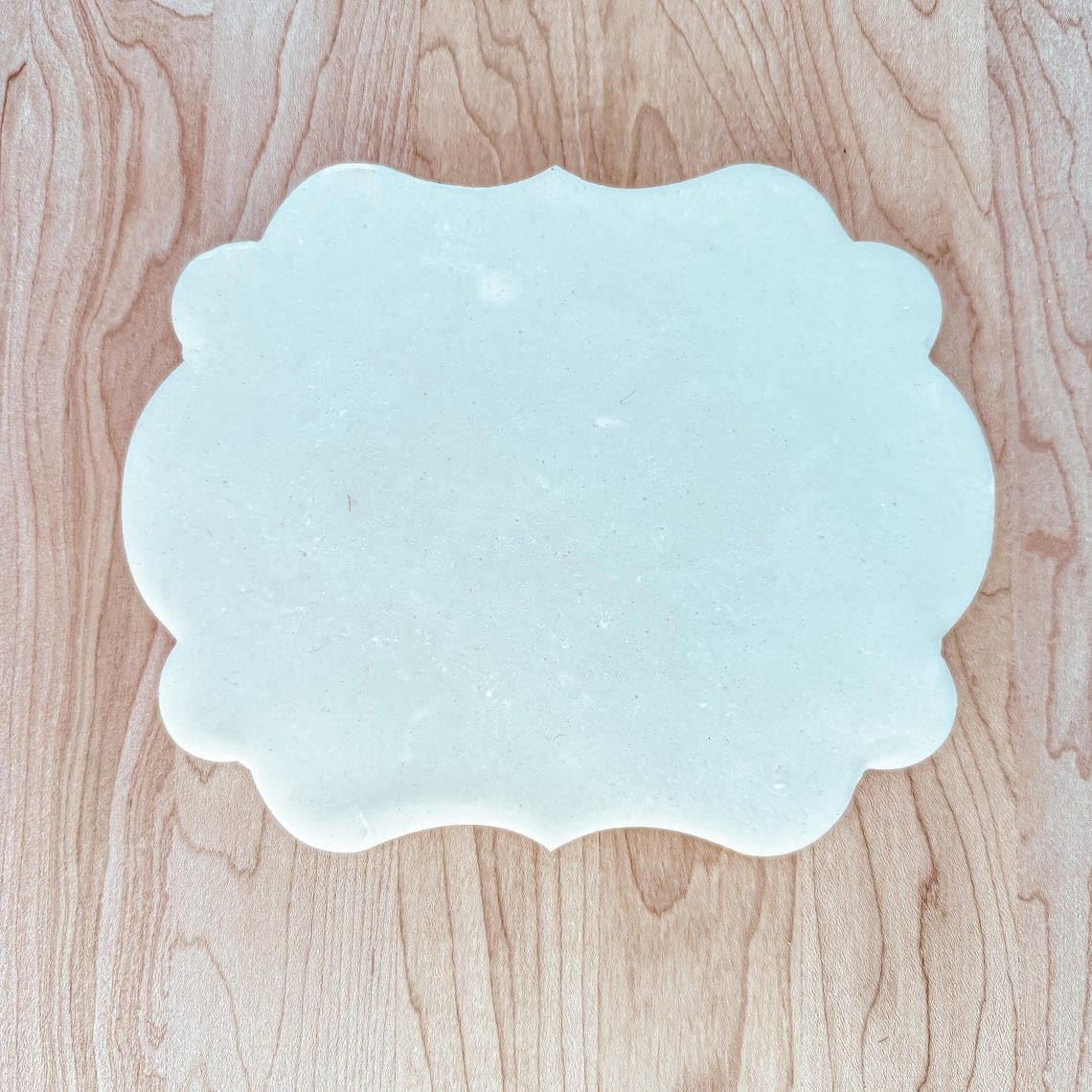Traditional Plaque Scalloped Rectangle Extra Large Cutter Cookie for Cookies, Fondant, Clay, Pottery, Ceramic, Polymer Clay Art Projects, DIY Decorating Tool Made in India - Image 4