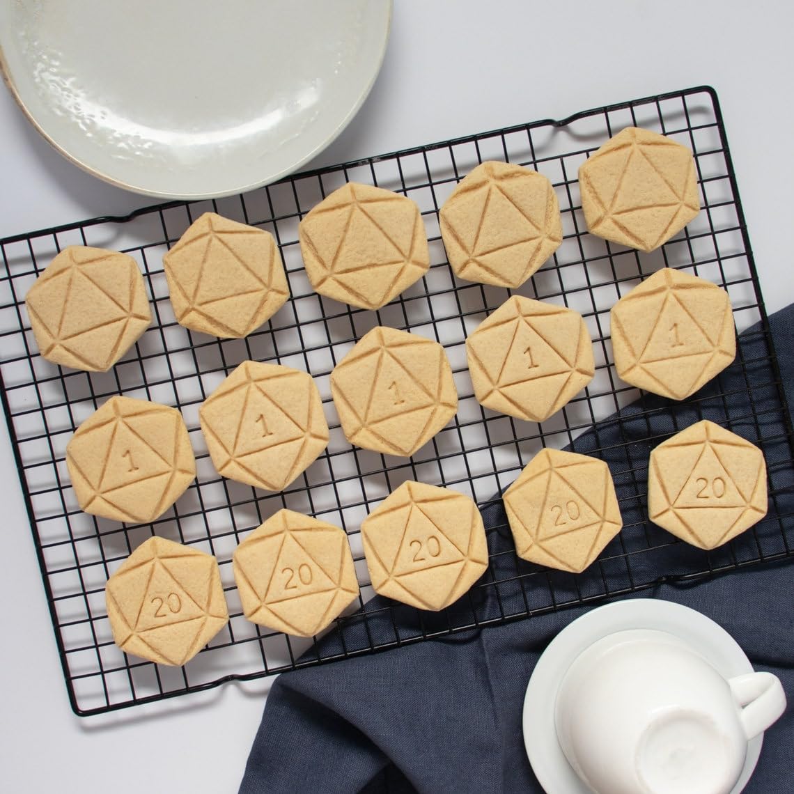 Icosahedron Cookie Cookie Cutter Design 1 for Baking Platonic Geometric Shape Cookies, Perfect for Mathematics Teachers, STEM Educators, Math Enthusiasts, Classroom Use, (ONLY Design 1) - Image 4