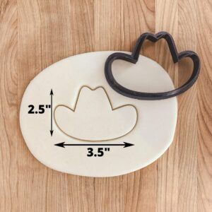 Cowboy Hat Cookie Cutter Cookie for Fondant Clay Western Themed Baking Craft Tools Rodeo Party Desserts DIY Use in India