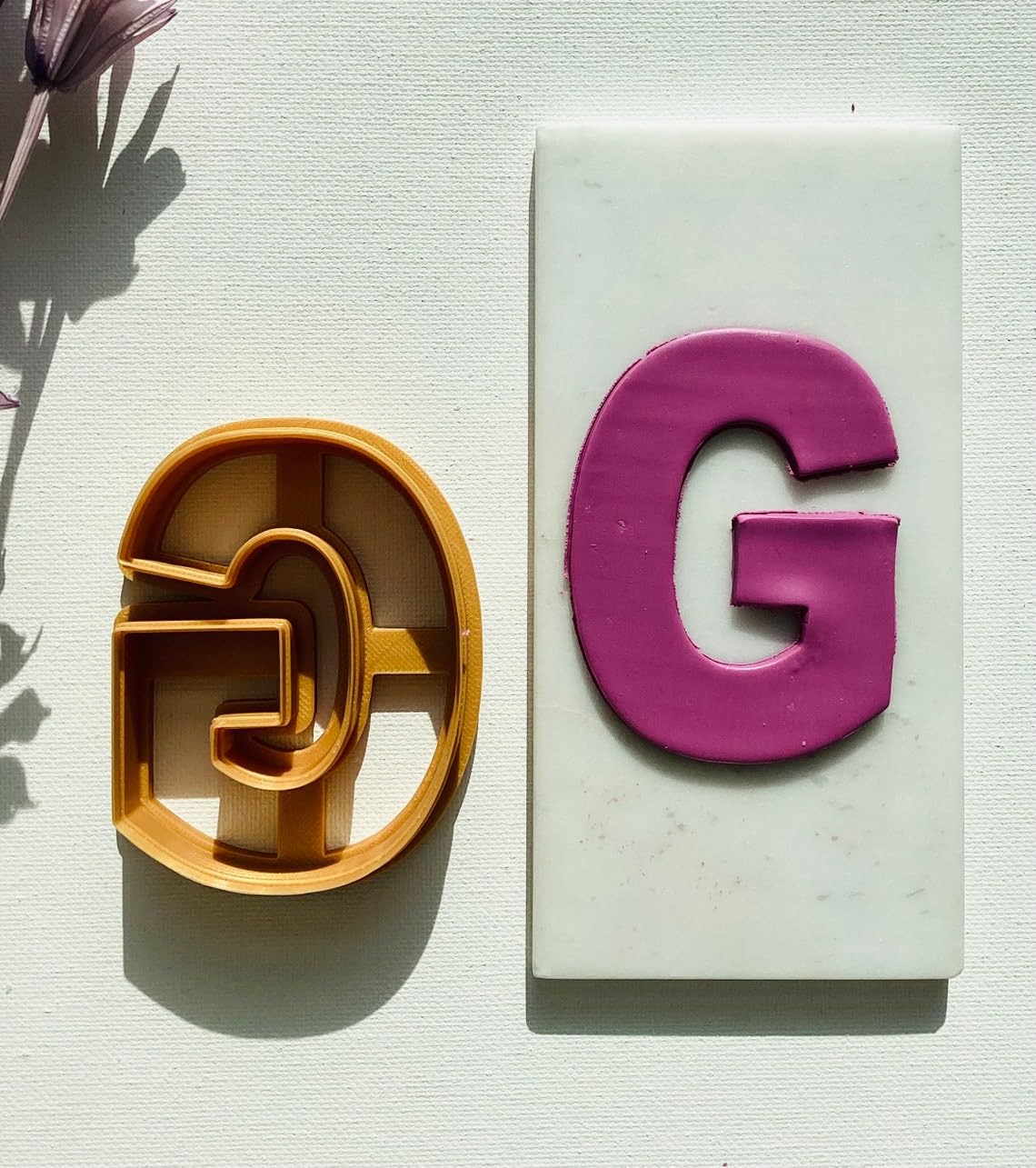 Alphabet Letter G Cookie Cutter for Fondant Polymer Clay Crafts Large Capital G Clay Cutter for Biscuit Decoration Personalized Cookies Cake Toppers Educational Baking Supplies - Image 2