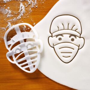 Surgeon Cookie Cutter Cookie India Medical Biscuit Cutter for Doctors Health Students Physicians Medical School Gifts Surgery Themed Baking Tool for Hospital Events Healthcare (ONLY Surgeon)