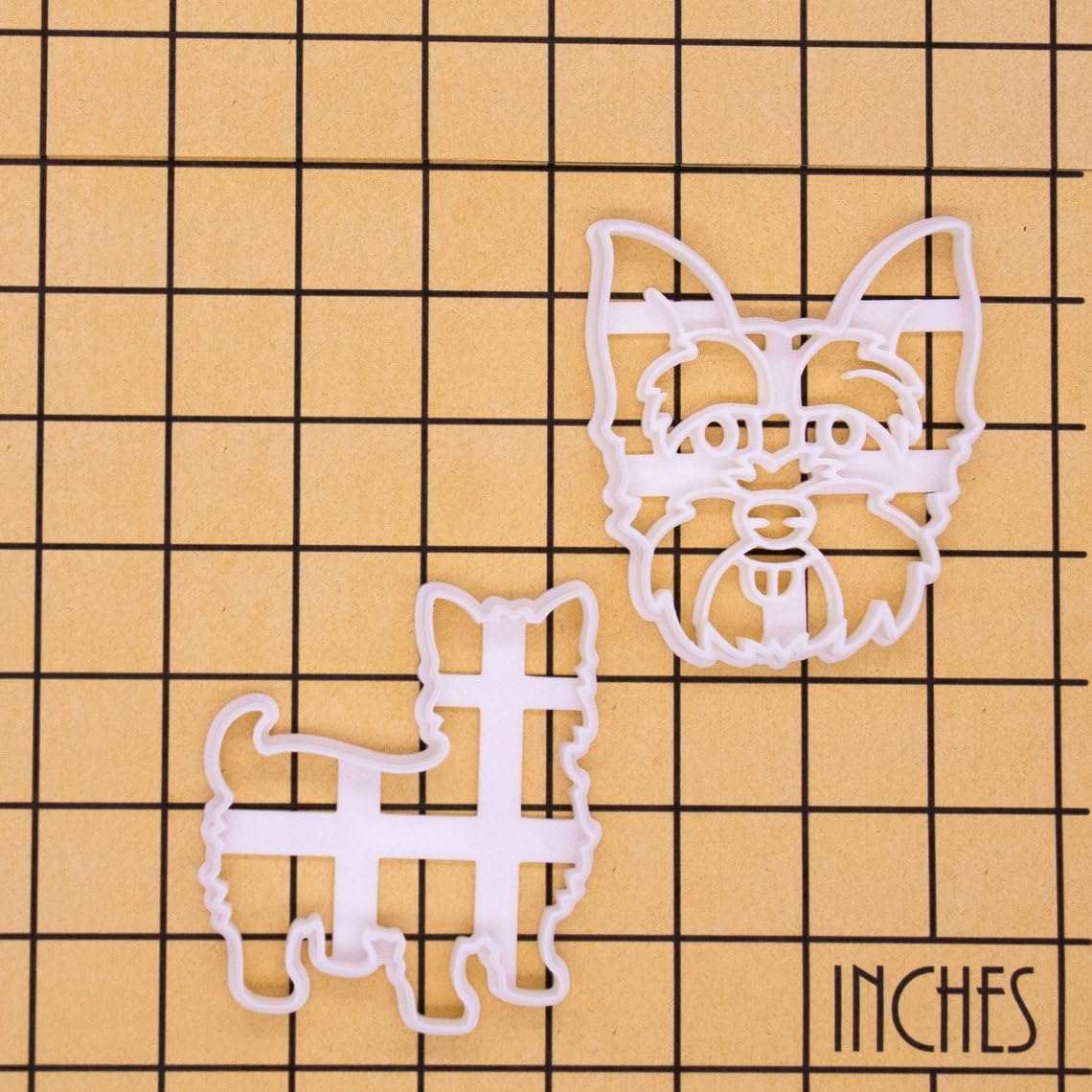 Yorkshire Terrier Body Cookie Cookie Cutter for Biscuits Cute Fluffy Yorkie Dog Shape Design for Pet Lovers Animal Themed Baking Fondant Crafts Clay Projects Birthday Parties Gift (ONLY BODY) - Image 3