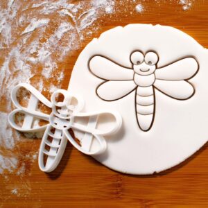 Dragonfly Cookie Cutter Insect Theme Biscuit Baking Cute Dragonfly Shaped Dough Mold Kids Birthday Party Forest Animal Snacks Educational Activities and Garden Crafting Ideas (ONLY DRAGONFLY)