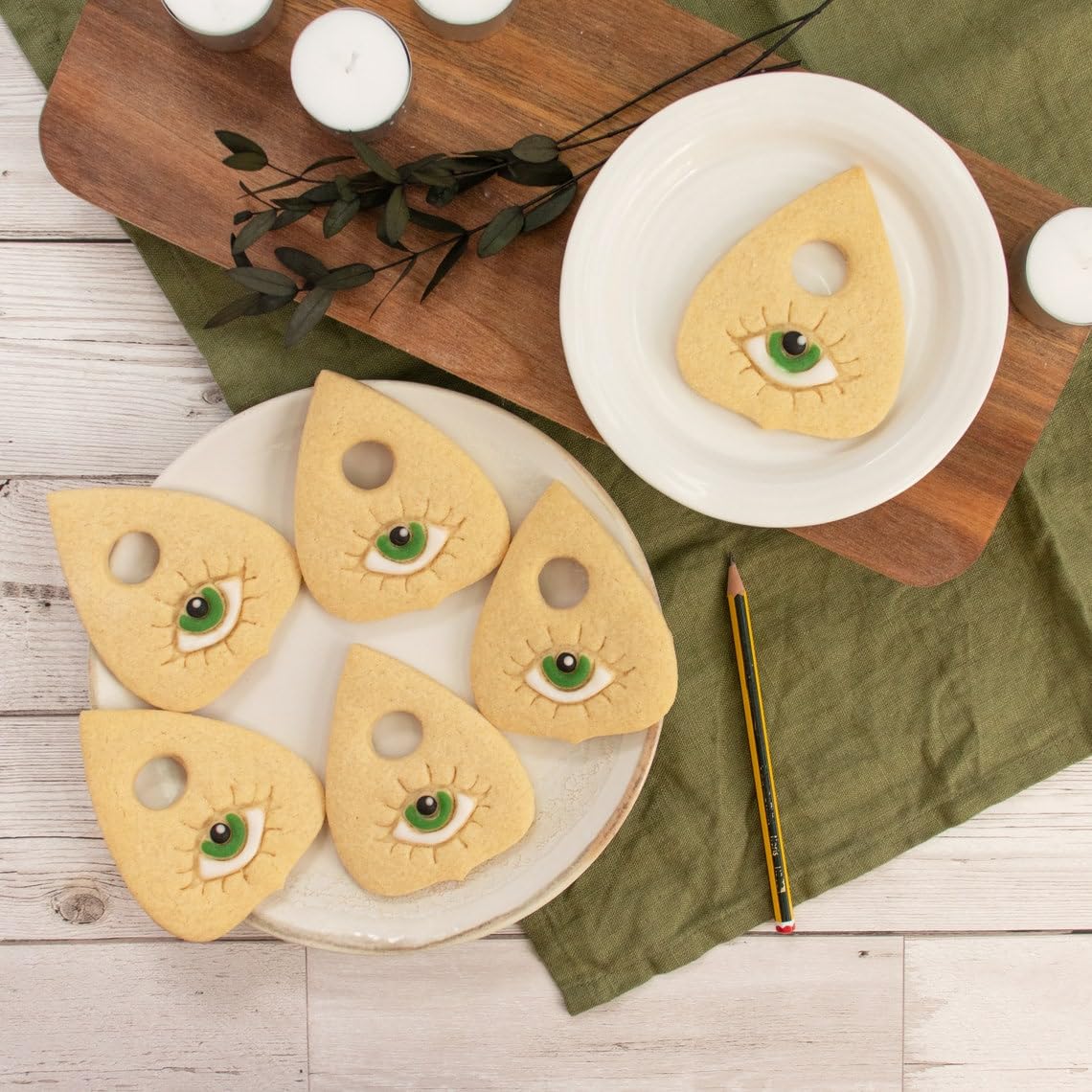 Planchette Scarab with Wings Design 3 Cookie Cookie Cutter for Mediums and Spirit Board Users, Spiritual Symbol Cookie Mold for Baking, Unique Gift for Spiritual Practitioners (ONLY DESIGN 3) - Image 2