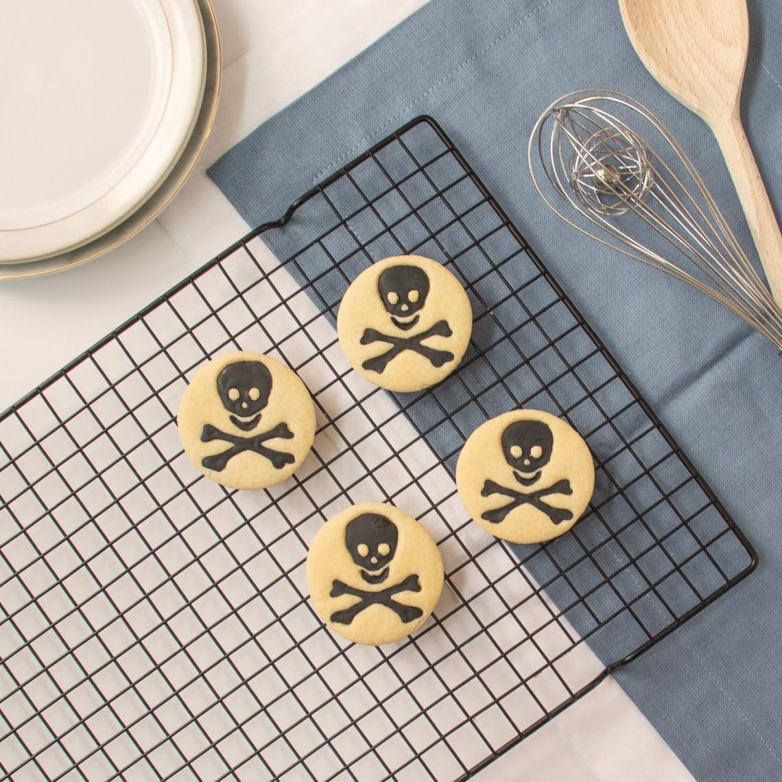 Toxic and Science Symbols Cookie Cookie Cutters Laboratory Theme Biscuits Hazardous Chemical Danger Death Skull Sign Cookie Mold for Baking Unique Science Party and Educational (ONLY ONE) - Image 2