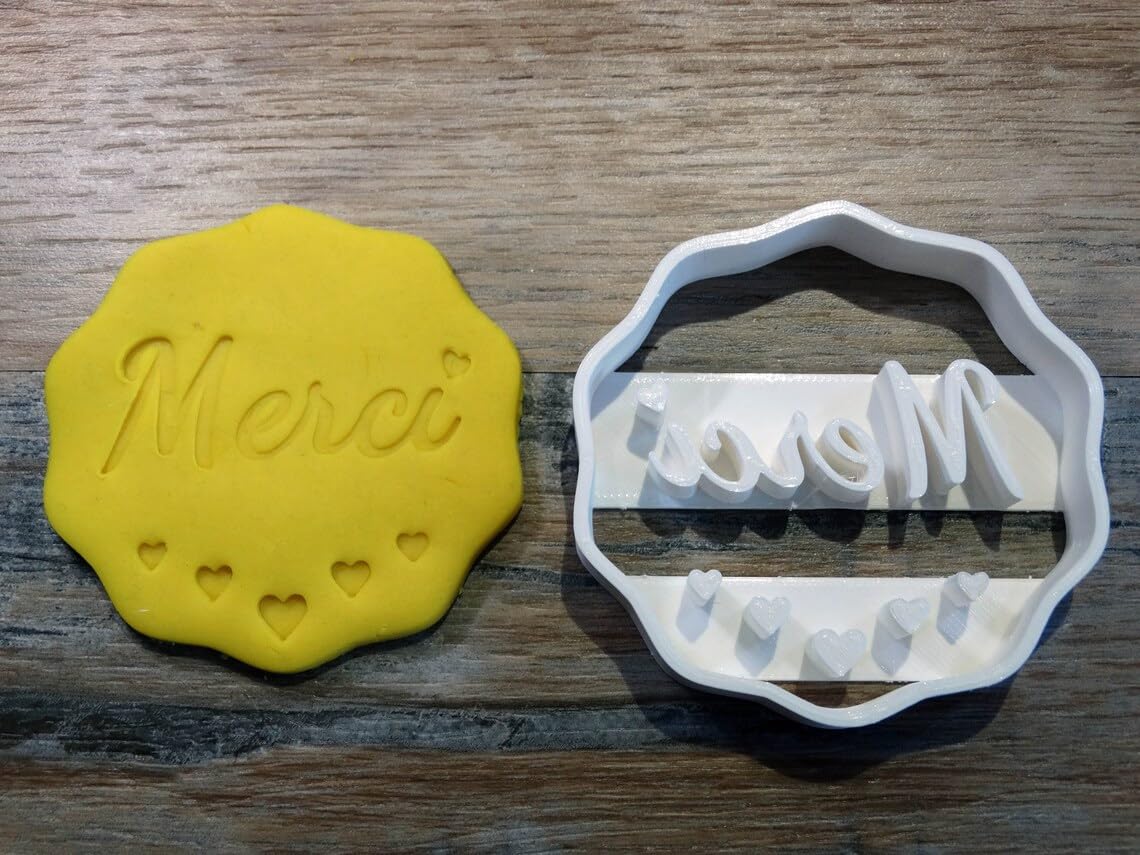 Thank you message cookie cutter India cookie for making sand biscuits pastry sugar paste fondant stamping cake decoration baking tool for homemade desserts and ELACE bakery treats