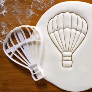 Hot Air Balloon Cookie Cutter Bake Biscuit Mold Floating Airship Aviation Flight Flying Aircraft Technology Themed Baking Craft Tool for Birthday Parties Educational Use (ONLY ONE BALLON)
