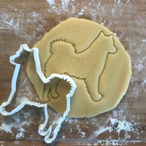 Black Alaskan Malamute Face Cookie Cutter cookie Dog Shape Baking Tool For Dog Biscuit Cookies Fondant Clay Crafts Malamute Lover Gift For Dog Mom Dog Party Favor