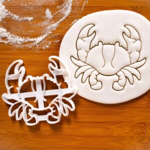 Crab Cookie Cutter Ocean Crustacean Biscuit Mold for Nautical Beach Theme Baking Marine Sea Life Shaped Cookies for Coastal Parties Underwater Celebration and Seafood Lovers Treats